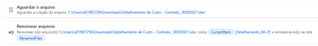 Renomeação de Arquivos